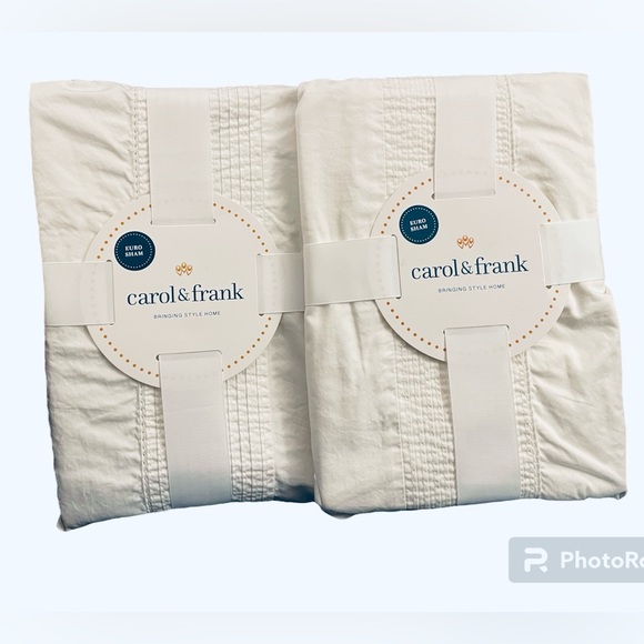 2 / CAROL & FRANK Keller White Euro Sham - Picture 5 of 5